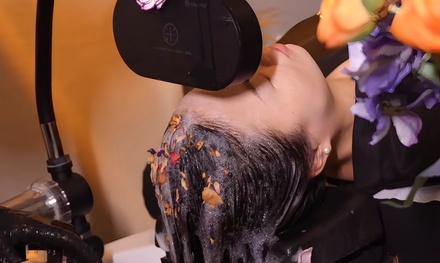 60-Minute Luxury Head Spa Treatment w/ Facial, Scalp Analysis, Scalp Massage, Scalp Steam, and More - Sense Skincare And Wellness
