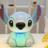 Image 4: Stitch Night Light - USB Rechargeable, 7-Color Touch Lamp