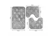 Set di 3 tappeti bagno memory antiscivolo, disponibili in vari colori - Image 3