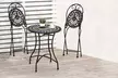 Outsunny Garden Bistro Set with Coffee Table and Two Folding Chairs - Image 3