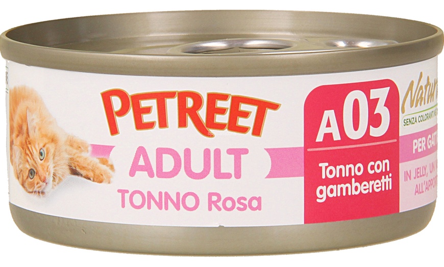 Image 37: Box Petreet per gatti con 60 scatolette da gusti misti