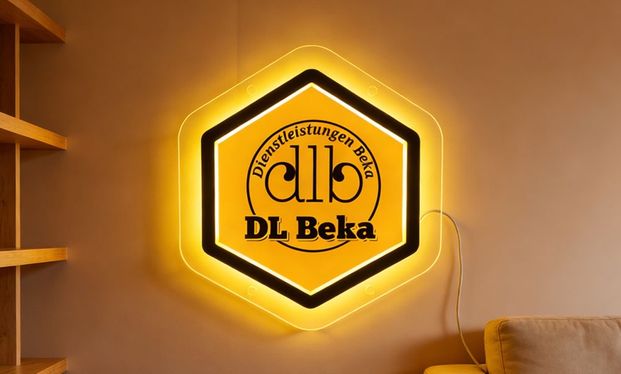 Image 7: Personalized Light-Up Signs for Your Brand (Up to 66% Off)