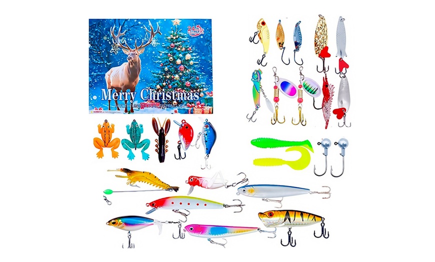 Image 1: 24 Days Lure Fishing Kit Calendar
