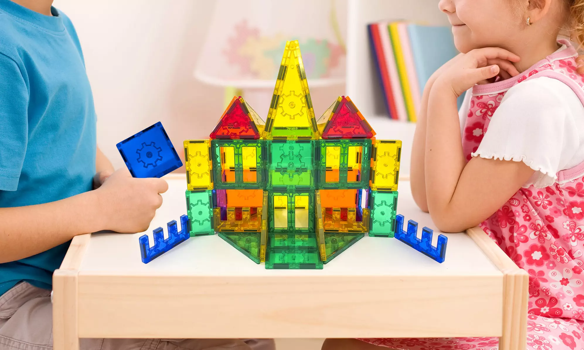 Tytan Toys 60 Pieces Magnetic Tiles 