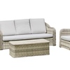Image 2: 5 Seater Rattan-Effect Lounge Set