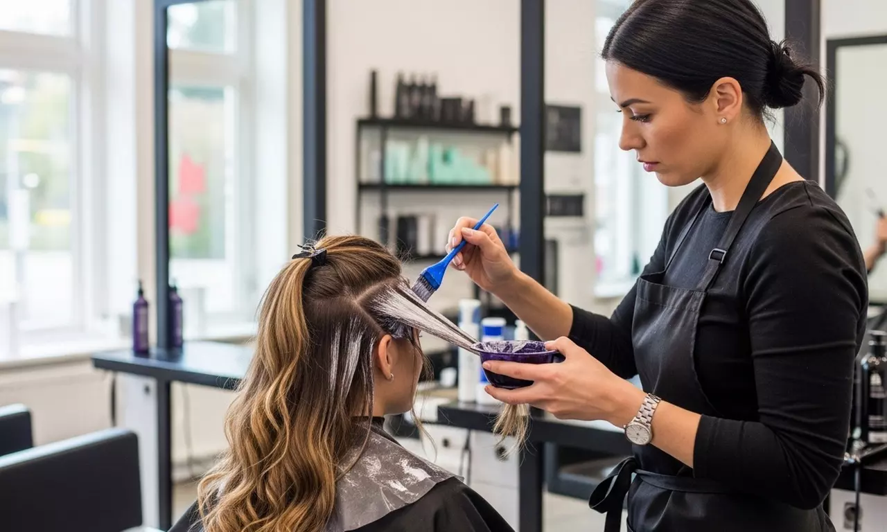 Haircut or Trim w/ Shampoo/Roots Touch Up/Full Color & Blow Dry