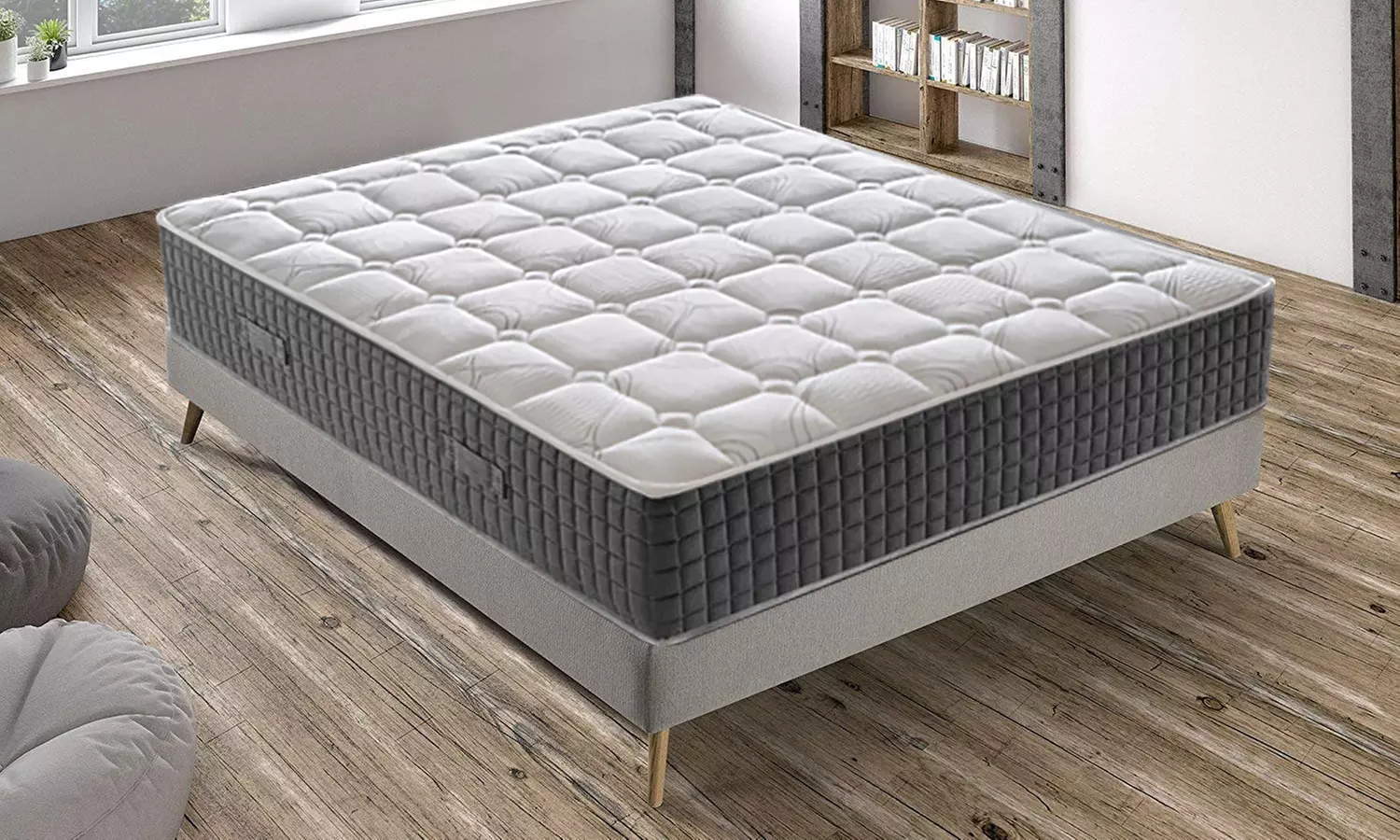 30 cm Komfort-Matratze: 11-Zonen-Kern mit Memory-Schaum-Technologie & langlebige Wasserschaum-Basis, inkl. Versand - Primary Image