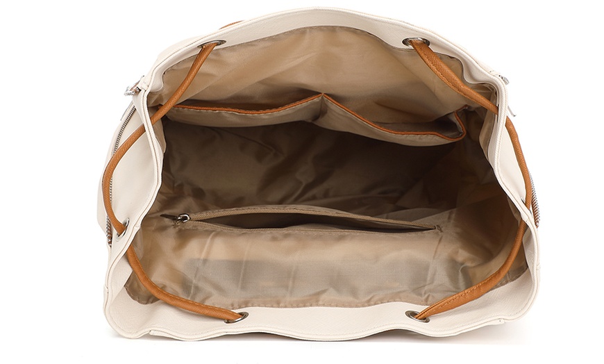 Image 22: MISS LULU Women's Fashion Lightweight Elegant Daily Backpack