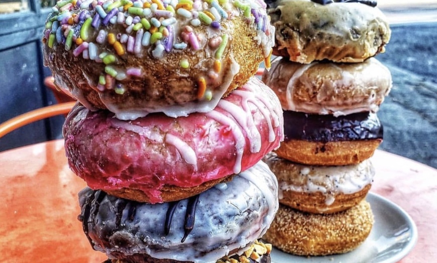 Image 2: Up to a Dozen Donuts, 4 Donuts & 2 Drinks or $50 to Spend