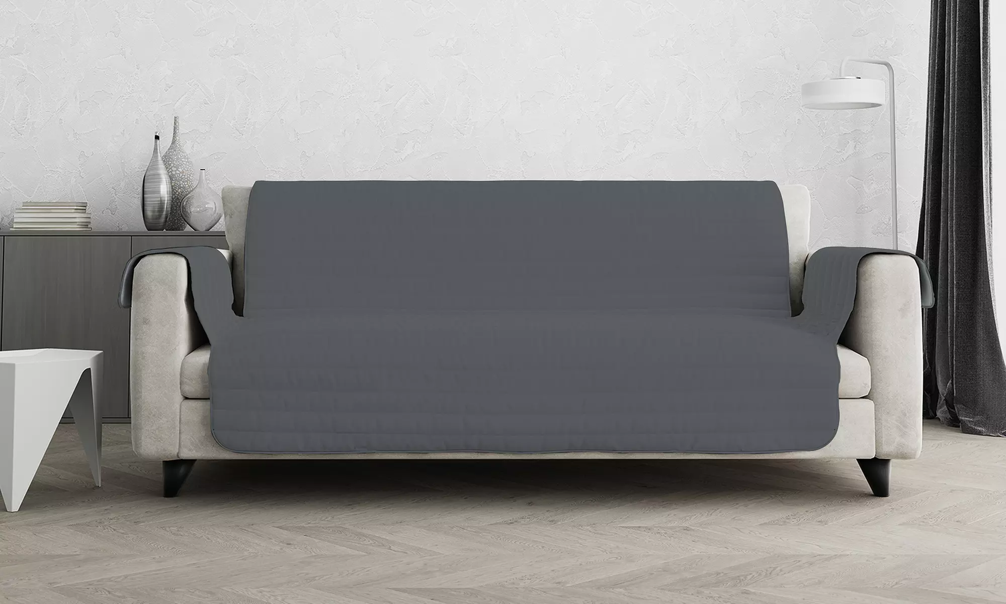 Housse de canapé « Trendy » bicolore double face