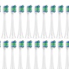Image 8: 8-40Pcs Replacement Brush Heads Toothbrush Heads (Philips Sonicare Compatible)