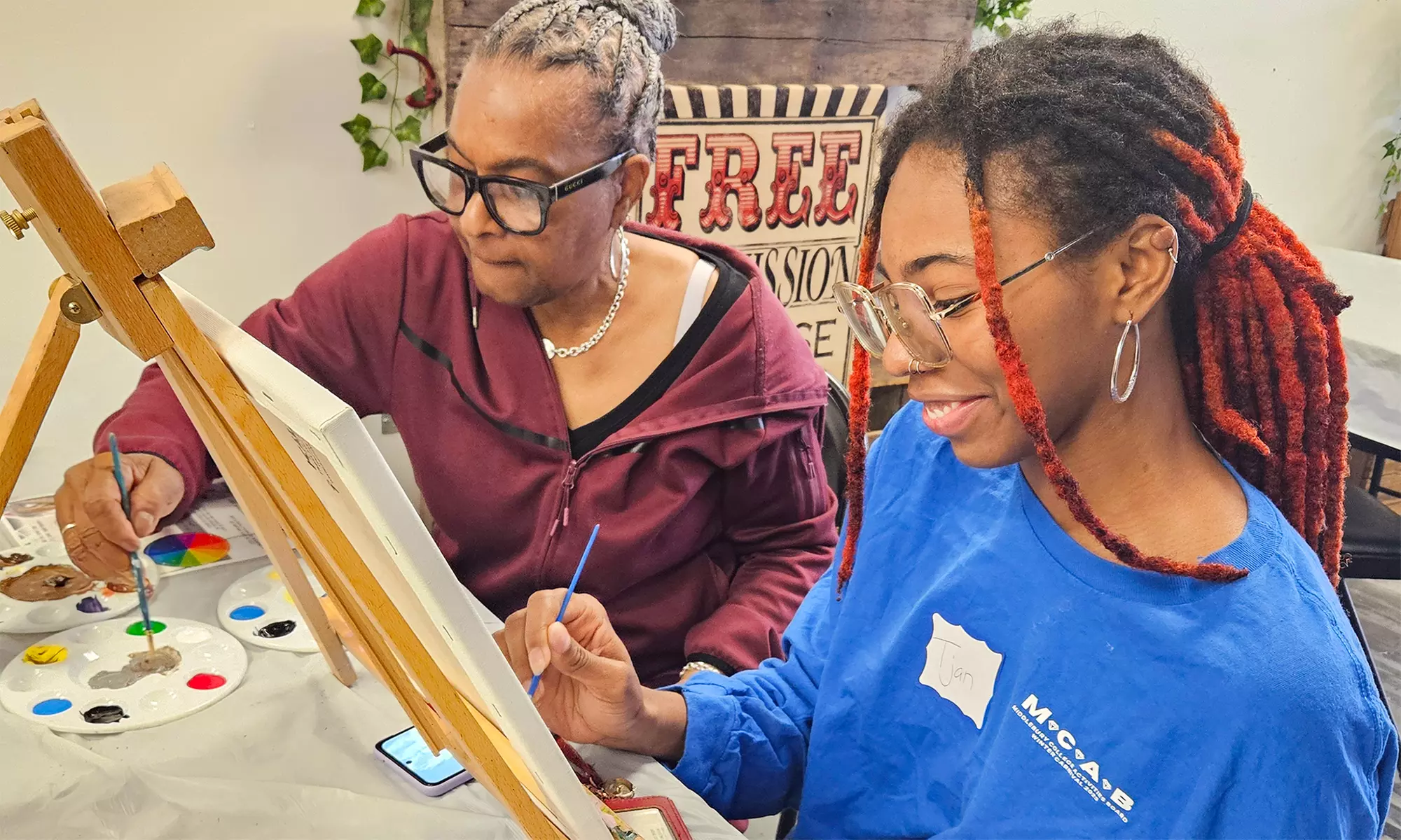 Creative Party with Painting Sessions and Custom Designs