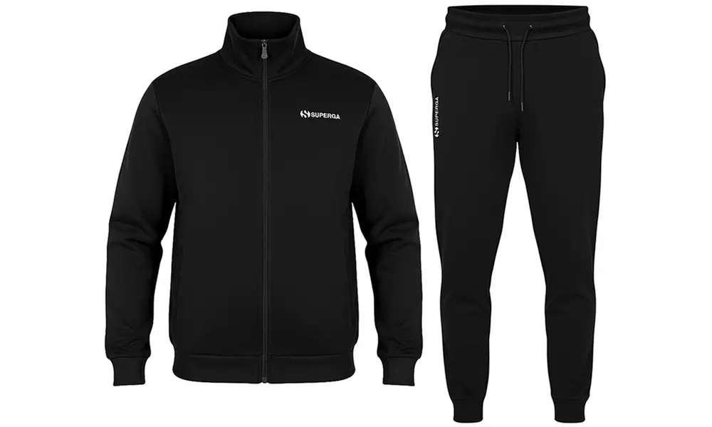 Tuta uomo Superga in cotone felpato