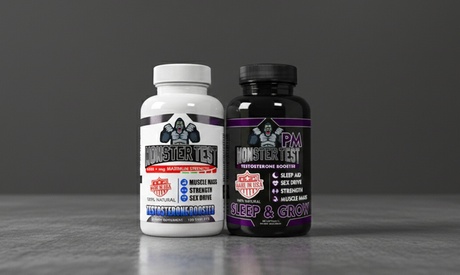 Monster Test Plus Monster Test PM 120Count Monster Test and 60Count Monster Test PM