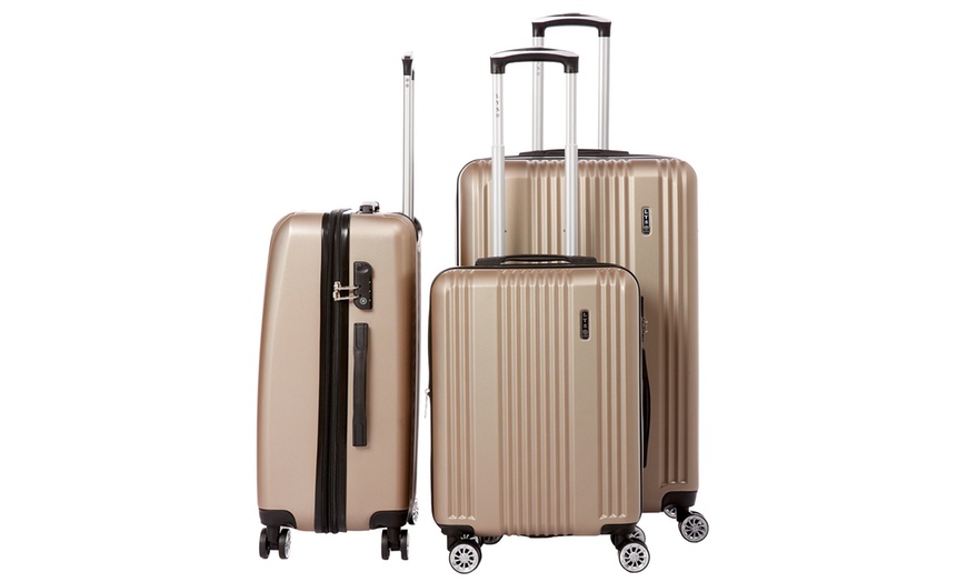 Image 11: Panama Trolley Suitcase Set