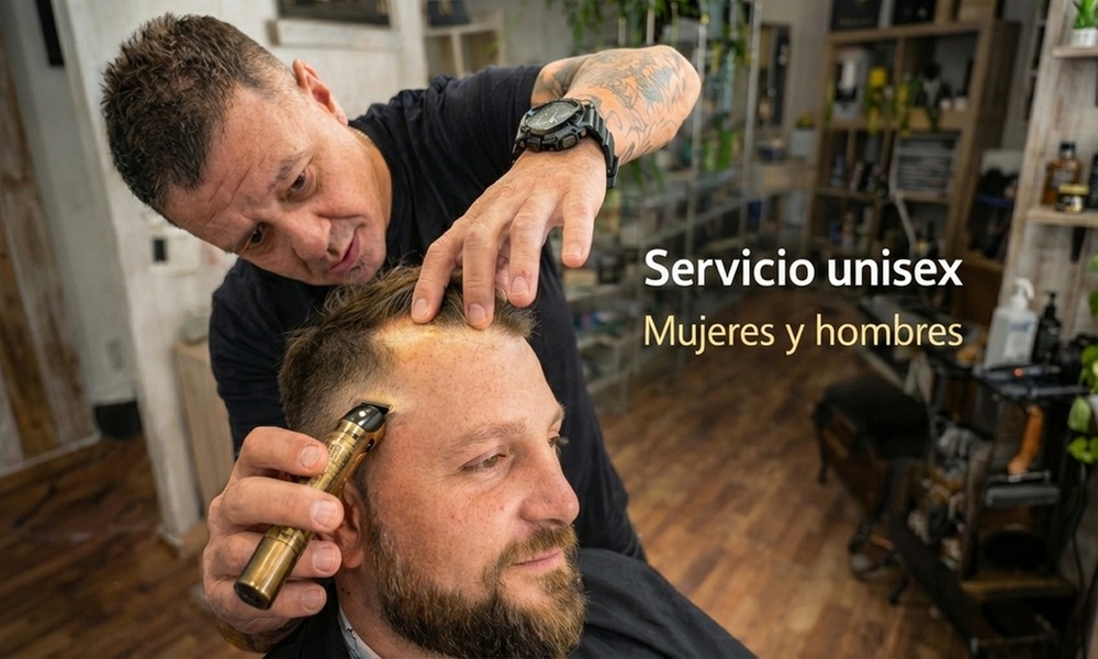 Sesión de peluquería unisex con corte, balayage o reflejos