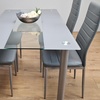 Image 23: Glass Dining Table Set with Chair Options
