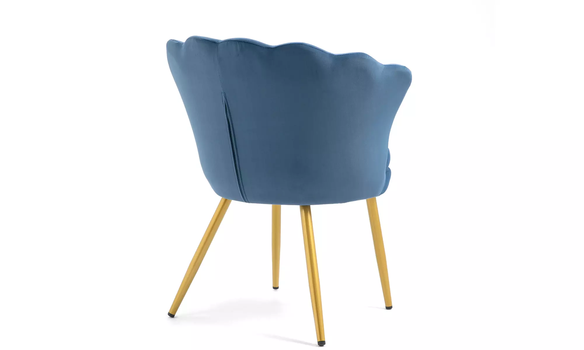 Silla con respaldo en forma de concha