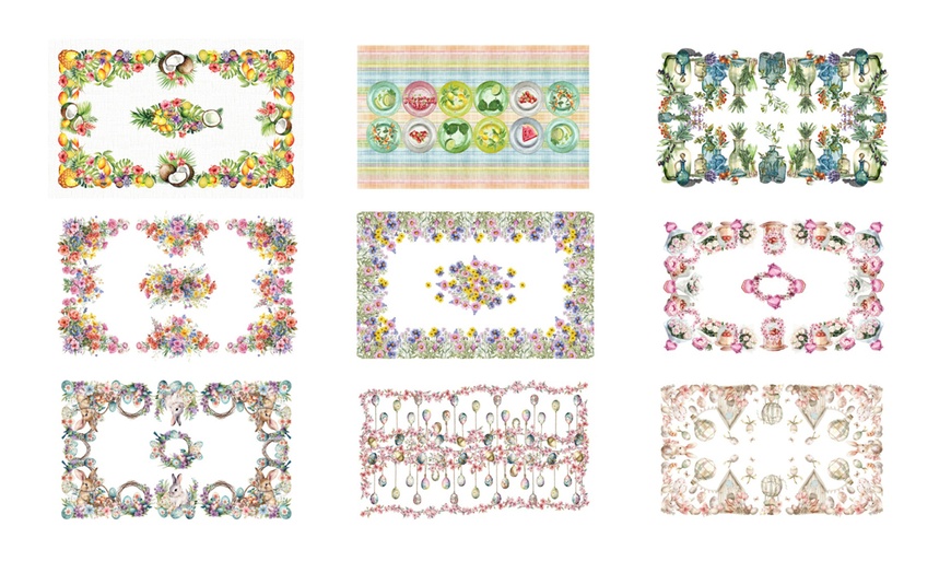 Image 2: Tovaglia digitale in tessuto Panama