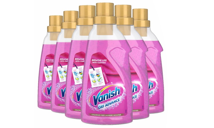 Image 2: Three or Six Bottles of Vanish Gold Oxi Action Gel Stain Remover 750ml