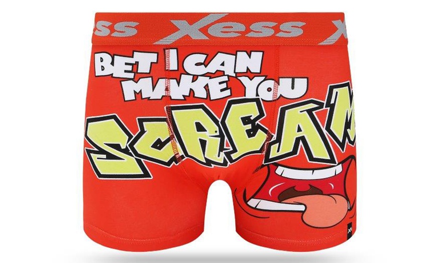 Image 20: Men's Novelty Boxers 3-Pack