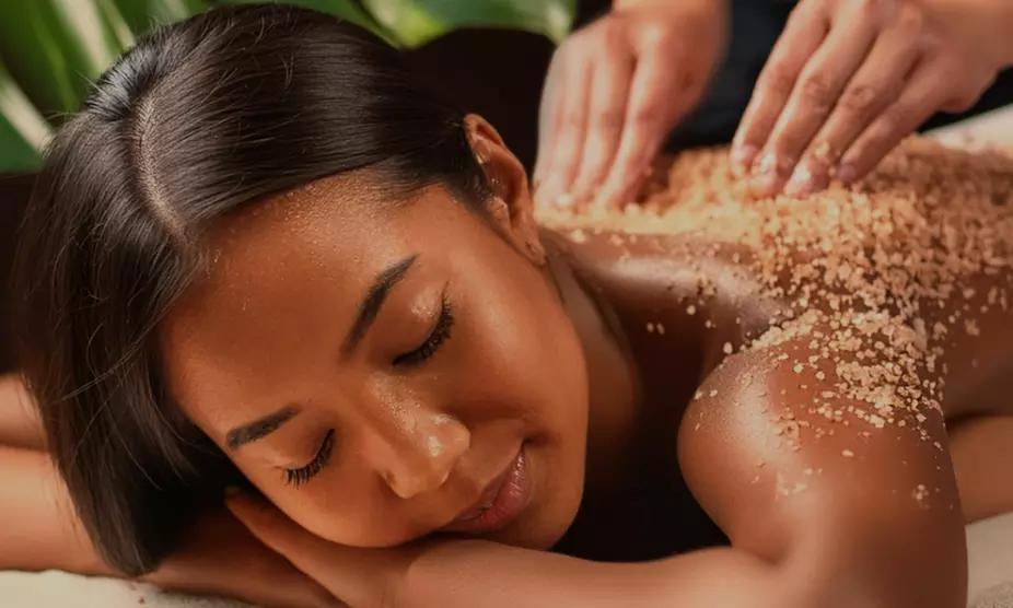 30-Minute Body Scrub with Optional 30-Minute Signature or Deluxe Hydrating Facial at Jade Spa (Up to 25% Off) - Primary Image