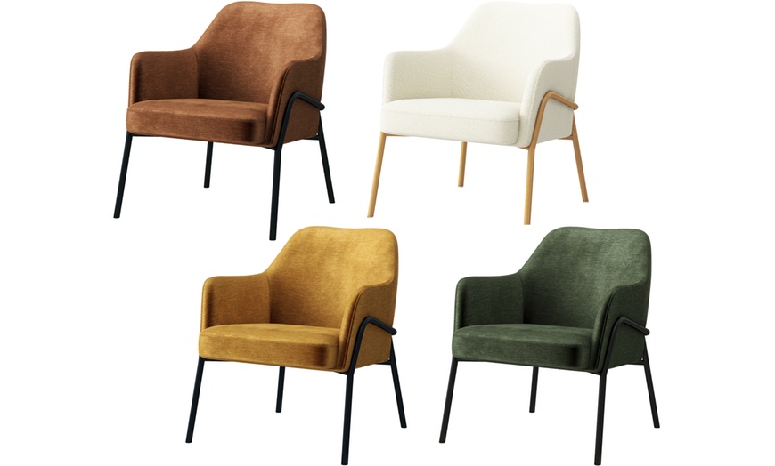 Image 2: Sillón lounge de tela Doosense