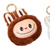 Image 18: Labubu Inspired Plush Keychain Dolls