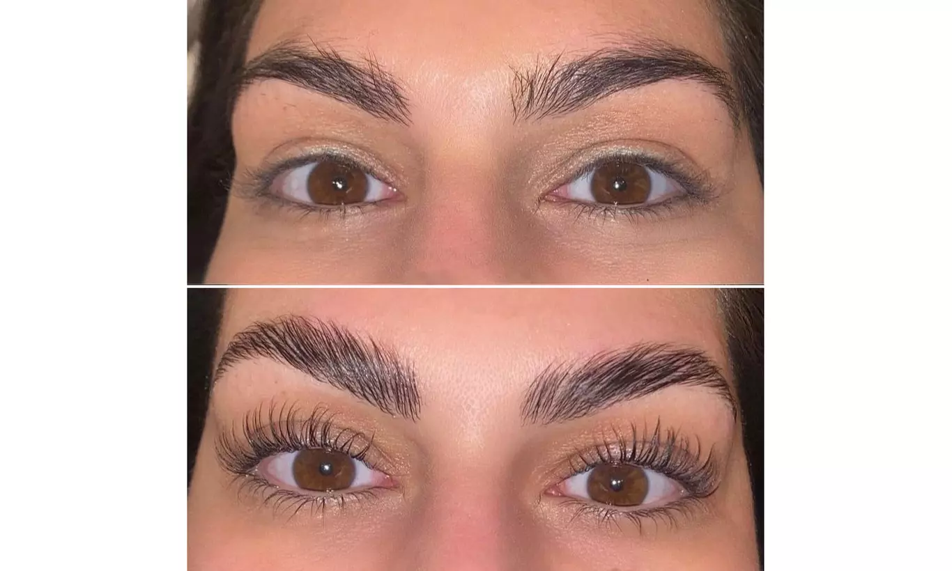 60 bzw. 120 Min. Lash- und Brow-Lifting inkl. Färben + Keratin-Boost