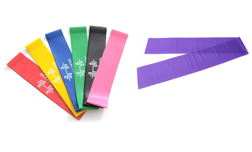 Image 10: Elastic Yoga Band Sets