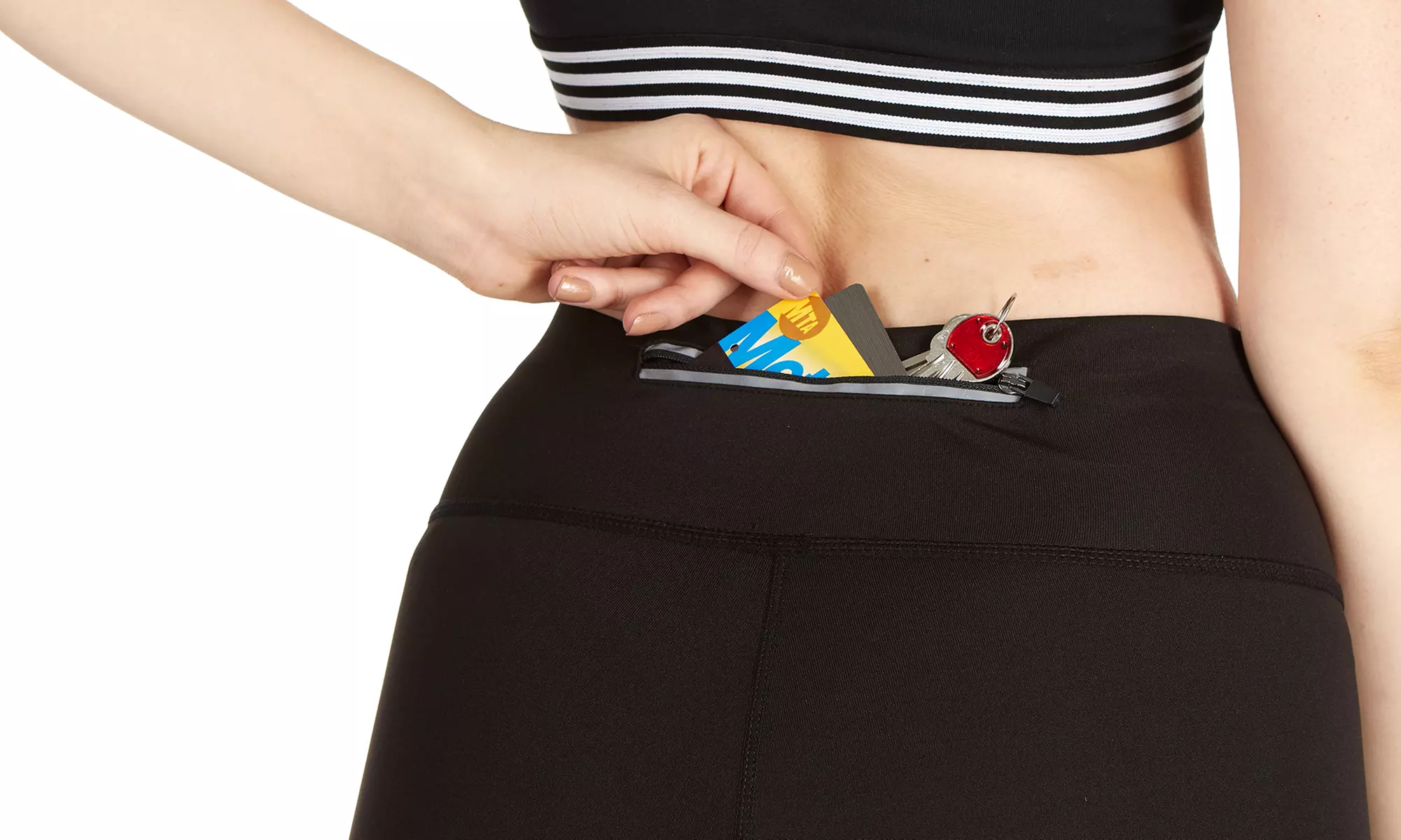 Women's Active Wear Workout Leggings (3-Pack). (Size L) - Second Medium