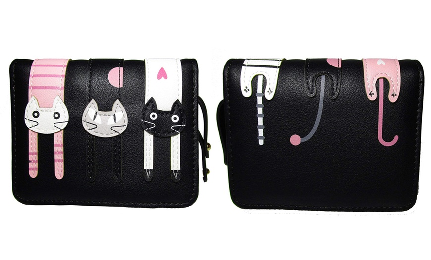 Image 2: Women's Cat Wallet