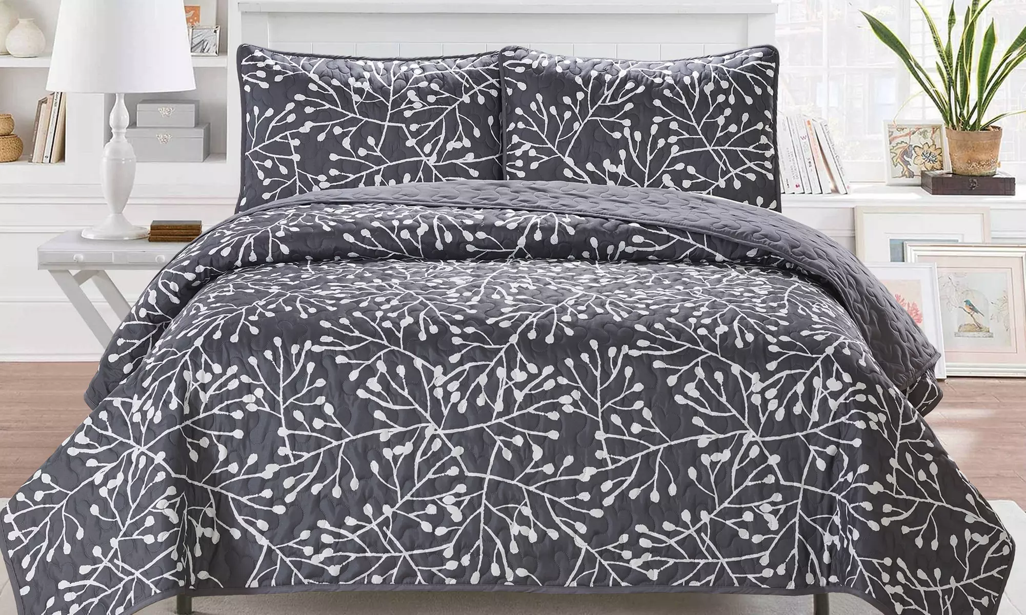 Home Style Carly Reversible Quilt Sets (2 or 3-Piece) - Primary Image