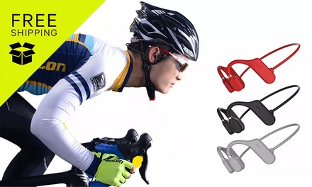 Wireless Sport Bluetooth Air Bone Conduction Headphone x1 - Grey; Free Shipping