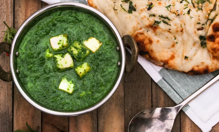 Image 12: Indian Dinner Feast with Wine and Dessert for 2, 4, or 6