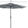 Image 16: 3M Rotating Parasol with UV Protection; Adjustable and Stylish Design