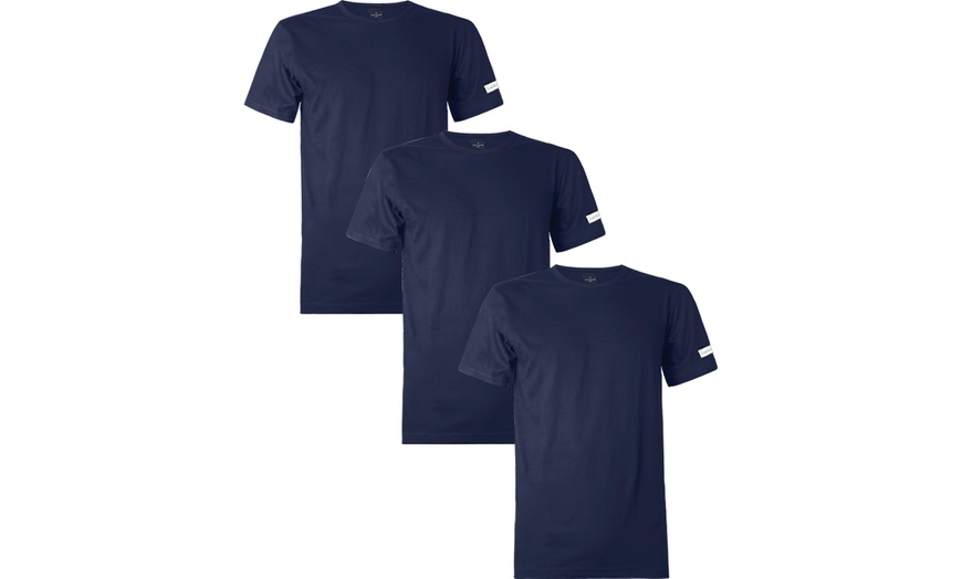 Image 12: Set di 3 canotte o t-shirt da uomo i 100% cotone di Navigare
