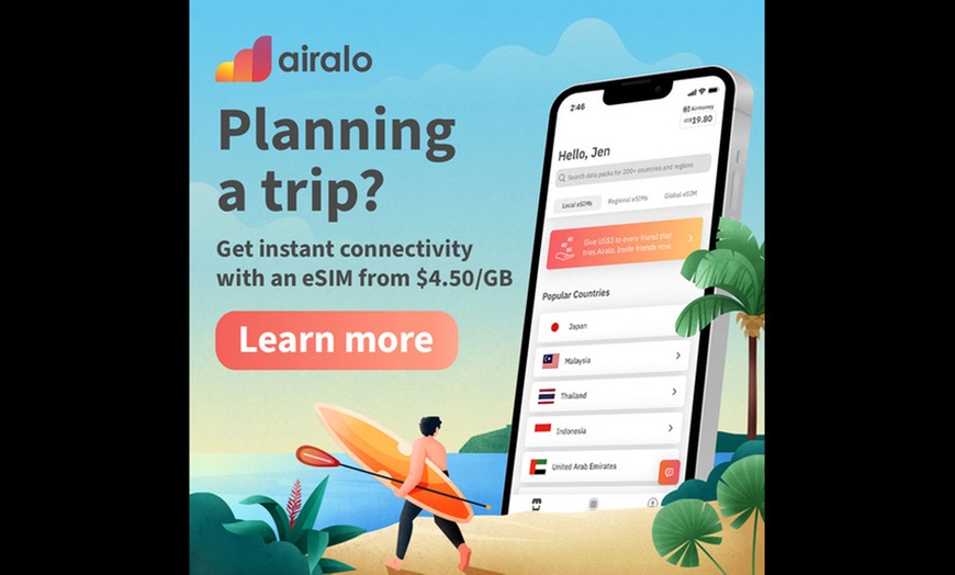 Image 3: 20% de réduction sur Airalo, la boutique d'eSIM