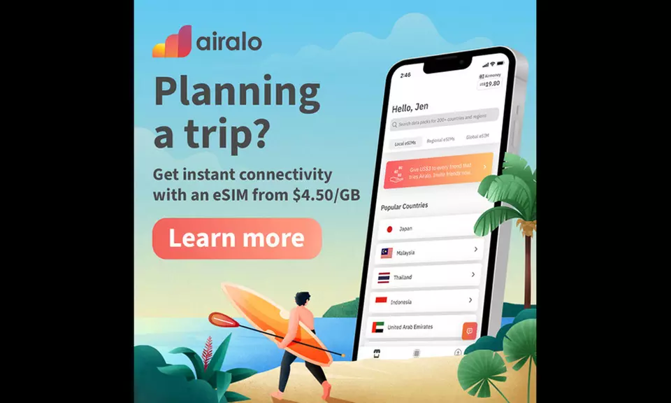 20% de réduction sur Airalo, la boutique d'eSIM