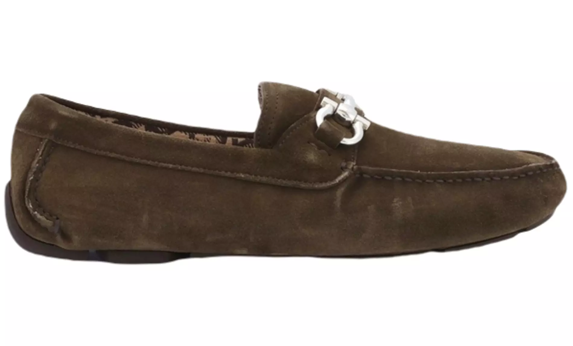 Ferragamo Men's Designer Leather Loafers | Penny Style Slip-Ons