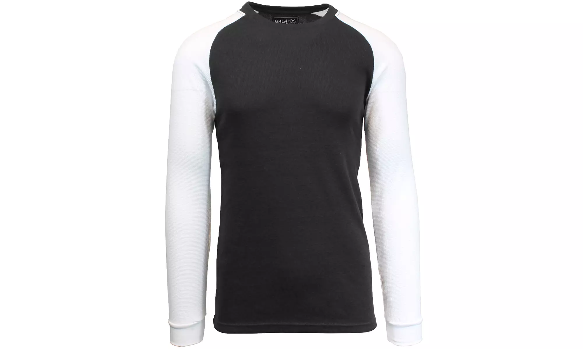 Galaxy By Harvic Men's Waffle-Knit Thermal Raglan Shirt (S-5XL)