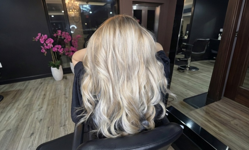 Image 3: Partial or Full Head Tape In Extensions or Signature Install and More