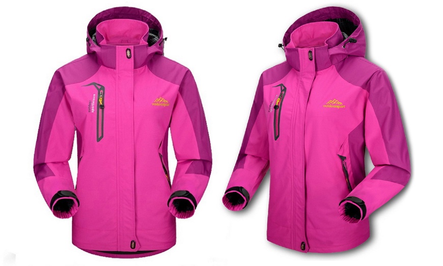 Image 7: Women's Hiking Raincoat