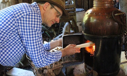 Für 1 Person: Gin/Rum selbst brennen inkl. Tasting, Freibier & hauseigene Bratwurst - Burg Brandenstein und African Spirits