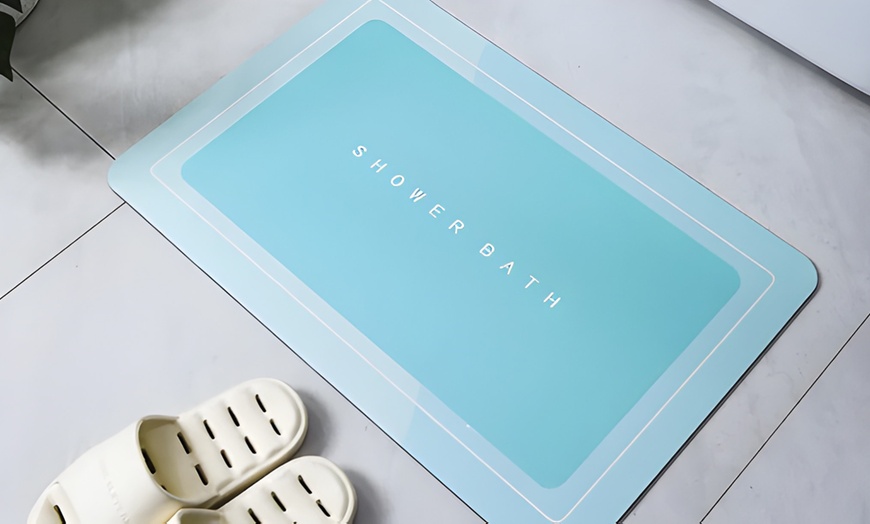 Image 5: Alfombra de baño absorbente y antideslizante