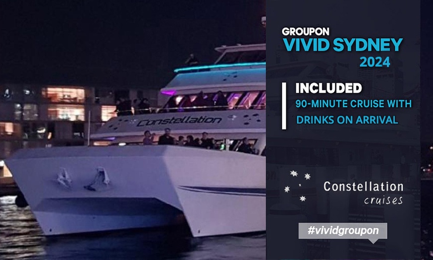 Image 1: Experience Sydney in Full Color: VIVID Cruise Tickets On Sale Now!