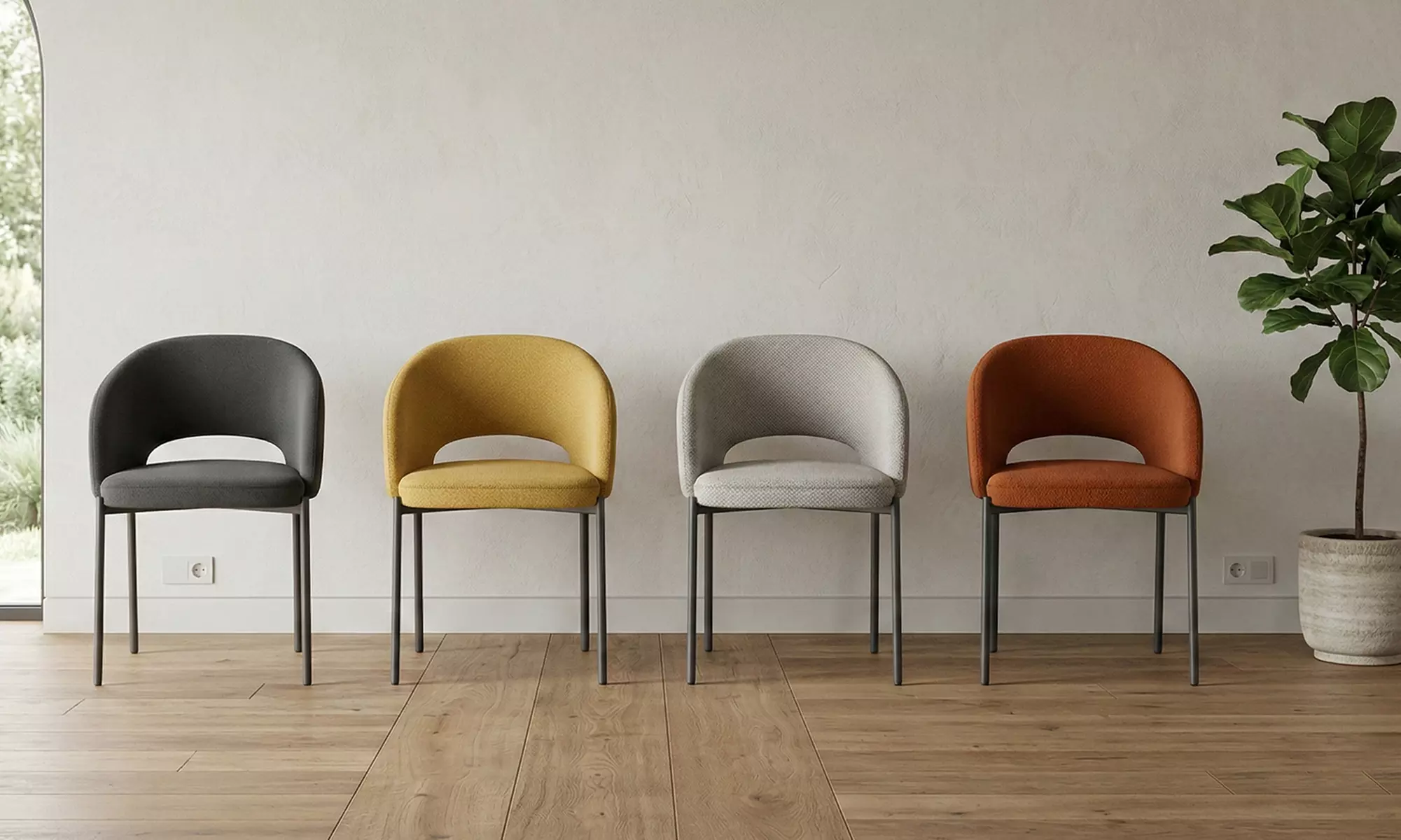 Set di 2 sedie Siena