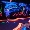 Image 1: 12 Holes of Glow in the Dark Mini Golf with 3D Artwork!