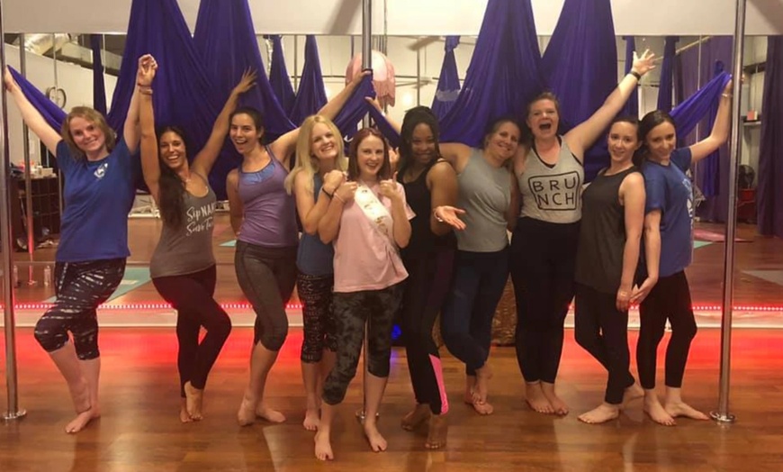 Image 4: 1 or 5 Women Only Fitness Classes including Pole Yoga and Aerial