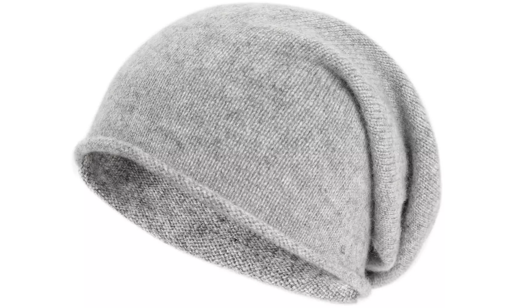 1x oder 2x Kaschmir Slouchy Beanie Strickmütze